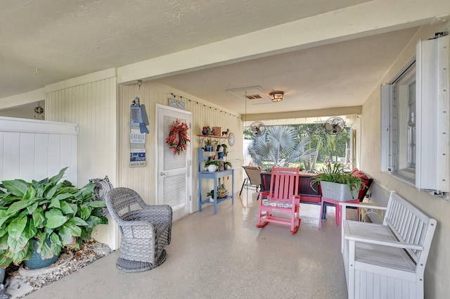 view of patio with covered porch