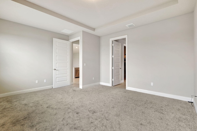 unfurnished bedroom featuring carpet