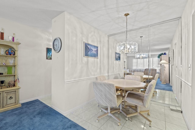 dining room featuring light tile patterned floors