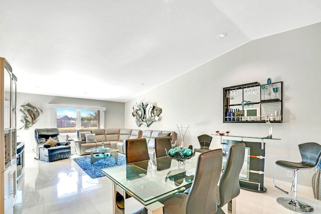 6140 Kings Gate Cir, Delray Beach, FL 33484 - dining space with vaulted ceiling