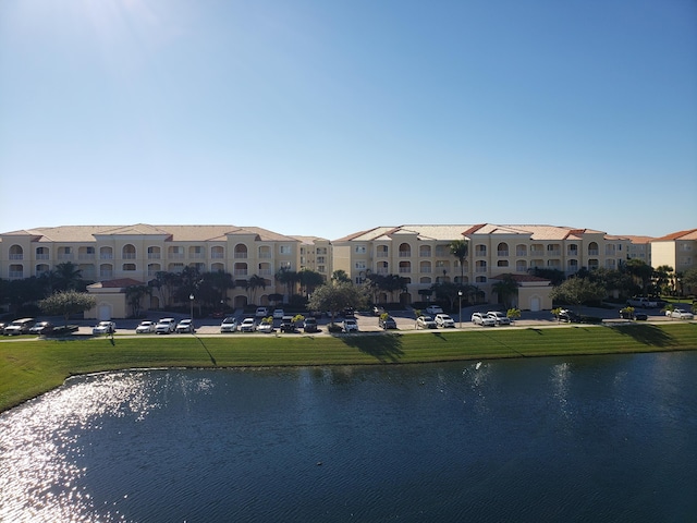 view of water feature