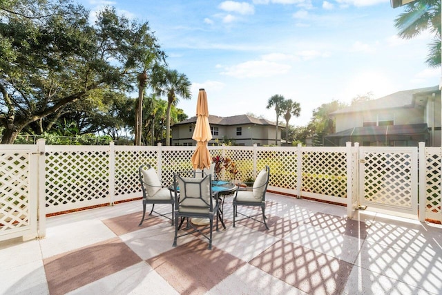 view of patio / terrace