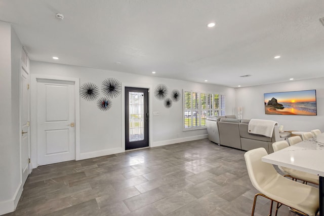 view of unfurnished living room