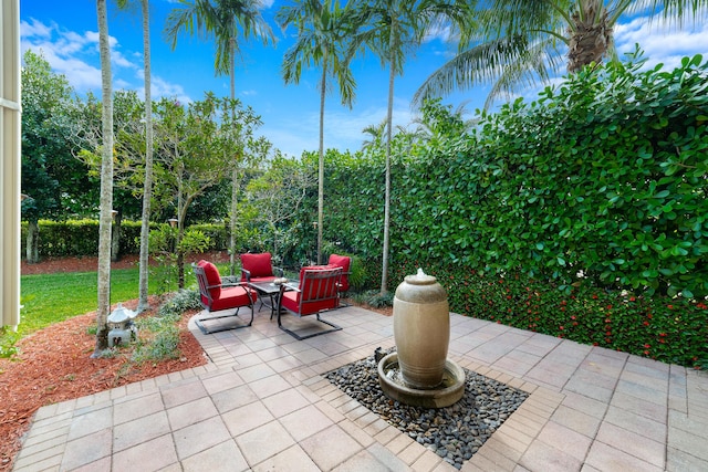 view of patio