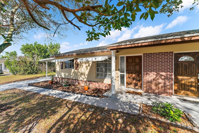 view of front of home