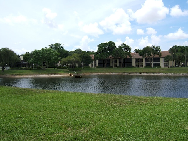 view of water feature