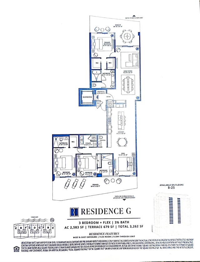 550 S Australian Ave Unit 2303, West Palm Beach, FL 33401 - view of layout