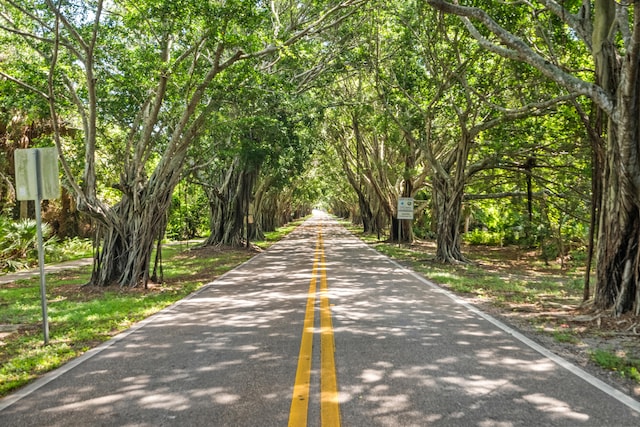 view of road