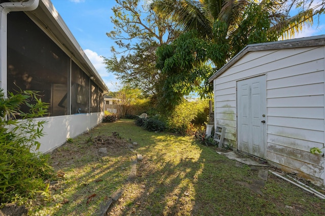 view of yard