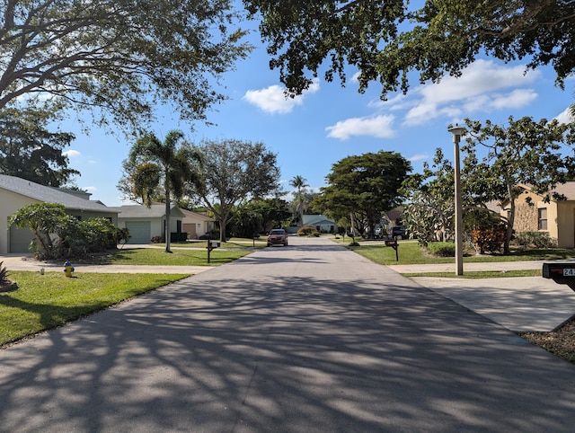 view of road