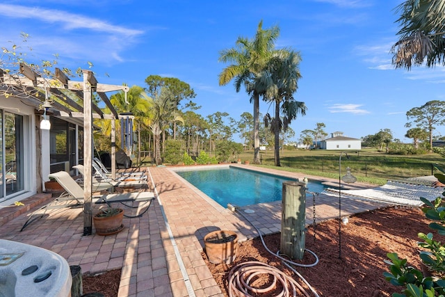 12354 Golden Eagle St, Port Saint Lucie, FL 34987 - swimming pool with a patio