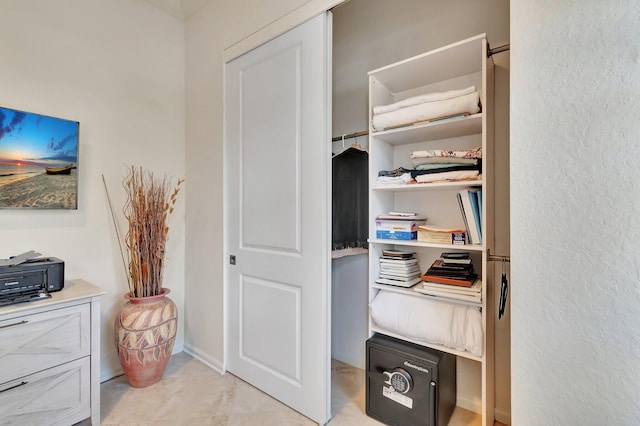 view of closet