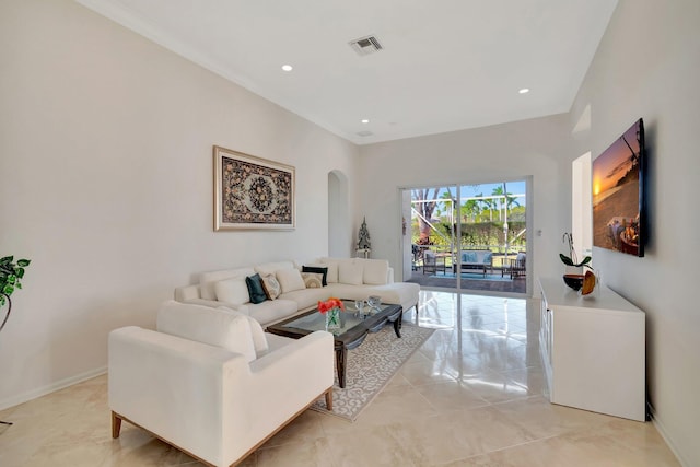 view of living room