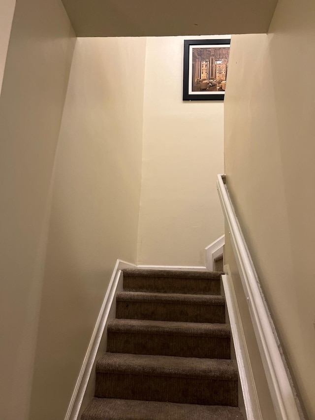 view of stairs