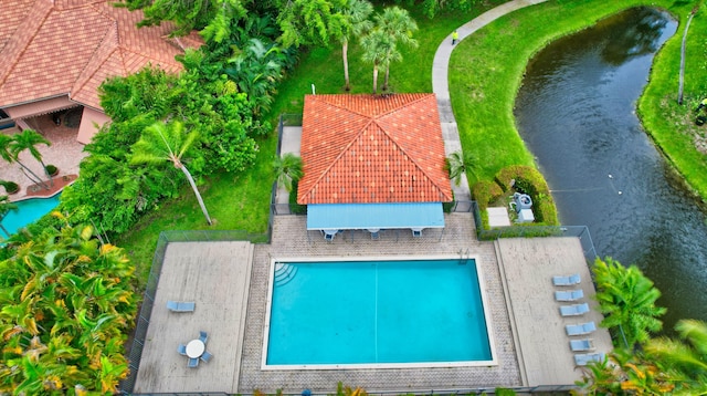 7370 Orangewood Ln Unit 107, Boca Raton, FL 33433 - aerial view featuring a water view