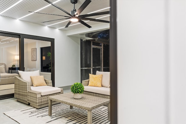 view of patio / terrace with outdoor lounge area