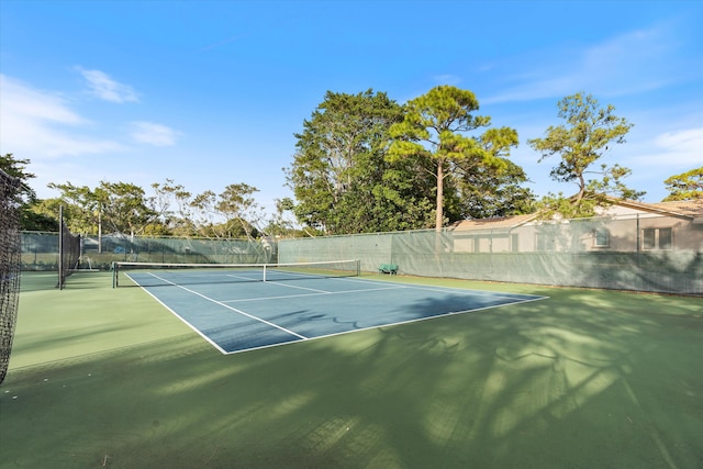 view of sport court