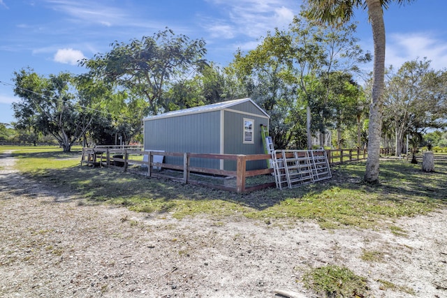 view of outbuilding