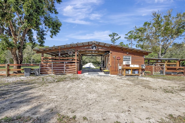 view of outbuilding