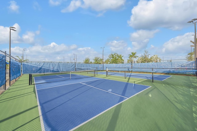 view of sport court