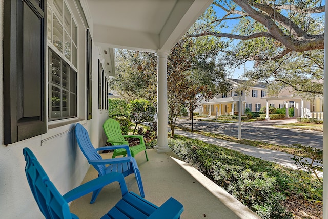 view of patio / terrace featuring a porch