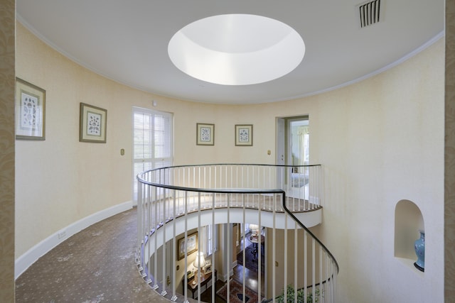 stairs with ornamental molding