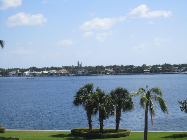 view of water feature