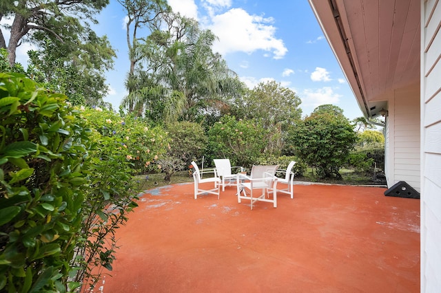 view of patio