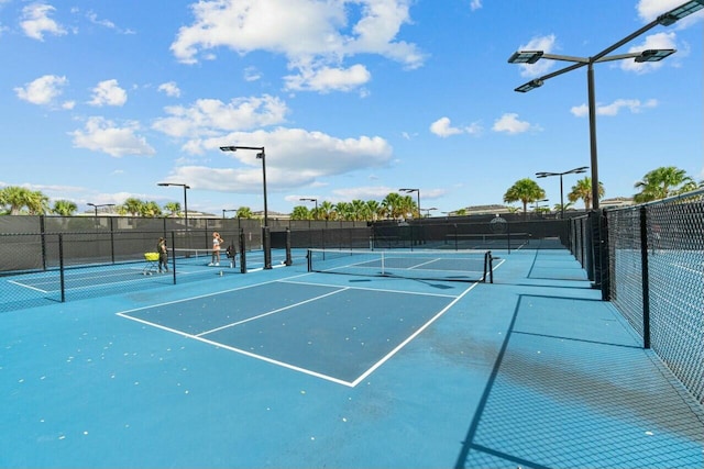 view of tennis court