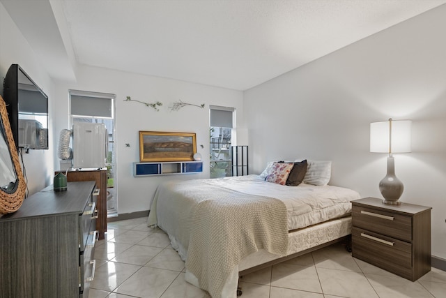 view of tiled bedroom