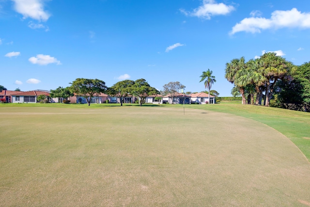 view of community with a yard