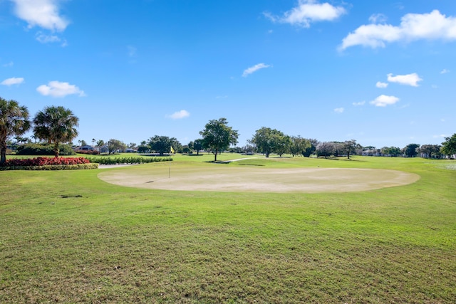 view of home's community featuring a lawn