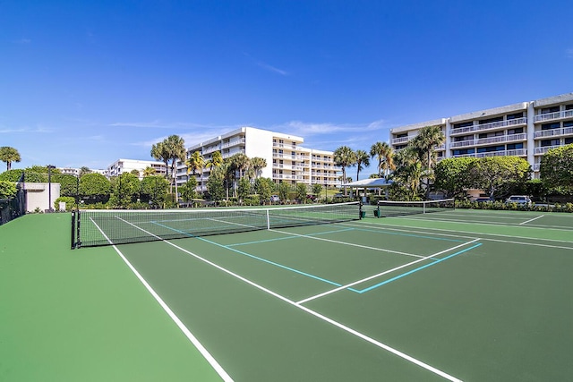 view of sport court