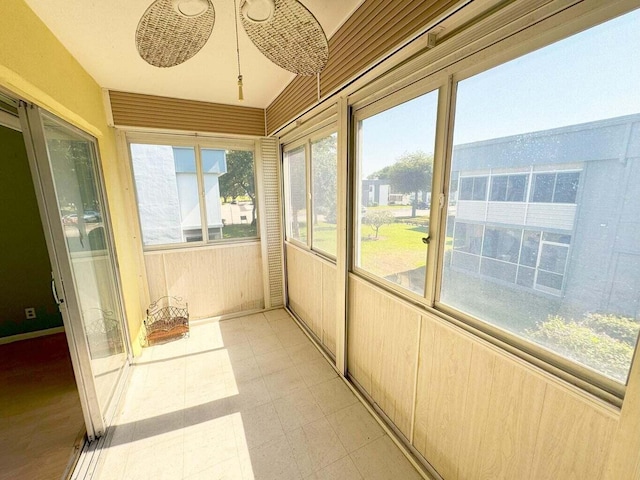 sunroom featuring a wealth of natural light