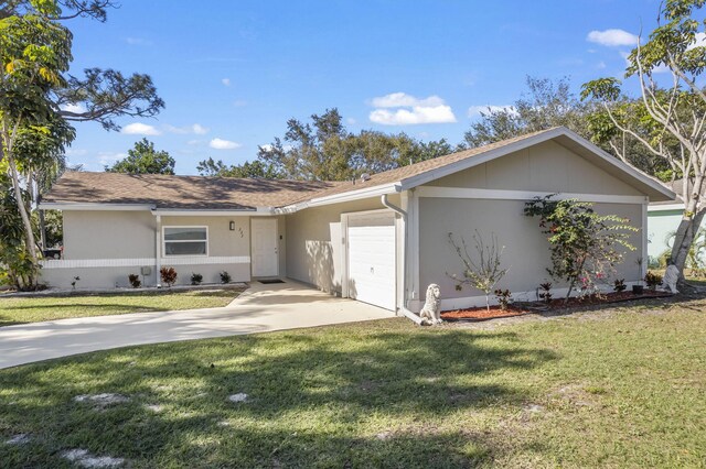 view of property exterior with a lawn