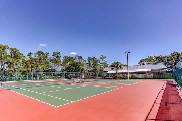 view of sport court with basketball court