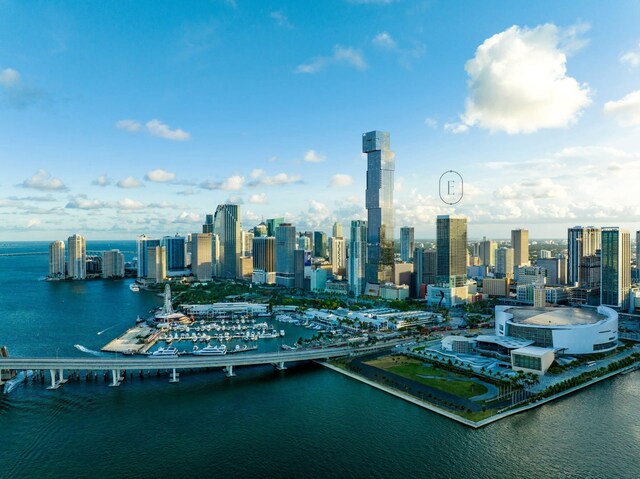 398 NE 5th St Unit 1715, Miami, FL 33132 - city view featuring a water view