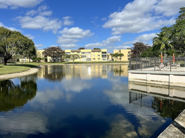 property view of water