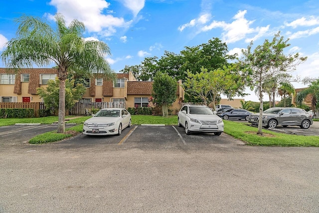 view of car parking