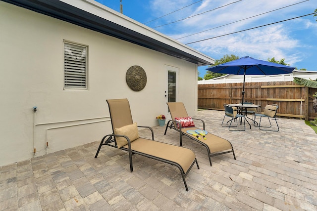 view of patio