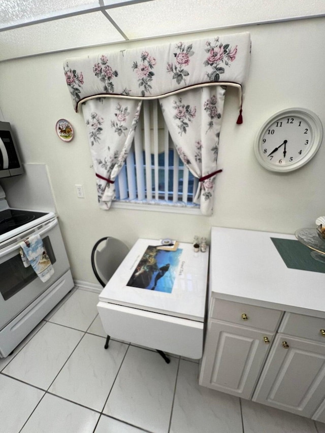 interior space featuring tile patterned floors