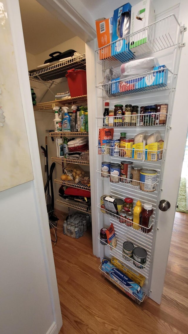 view of pantry