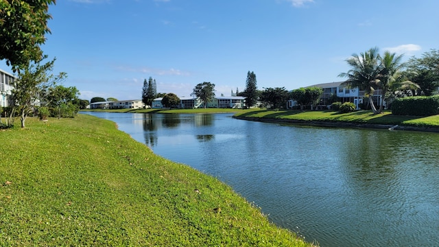 view of water feature