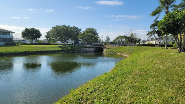 view of water feature