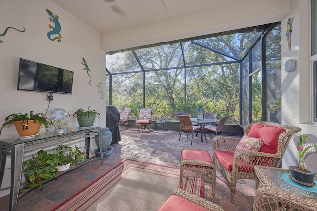 sunroom with a wealth of natural light