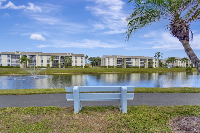 property view of water