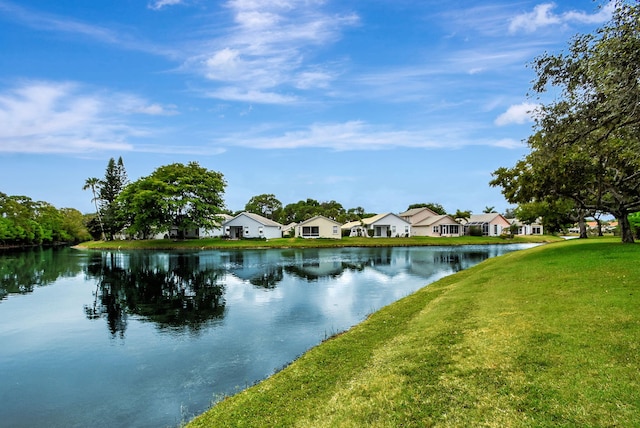 property view of water