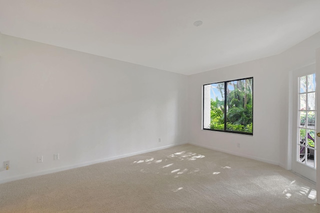 empty room featuring carpet