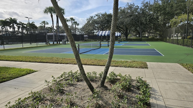 view of sport court with basketball court