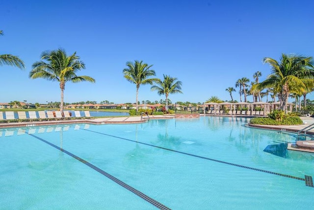 view of pool